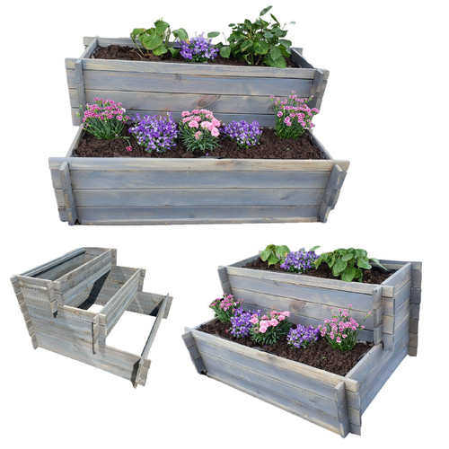 Blumentreppe hochbeet - blumentreppe,