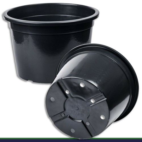 Pflanztopf schwarz ø 54 - schwarz,